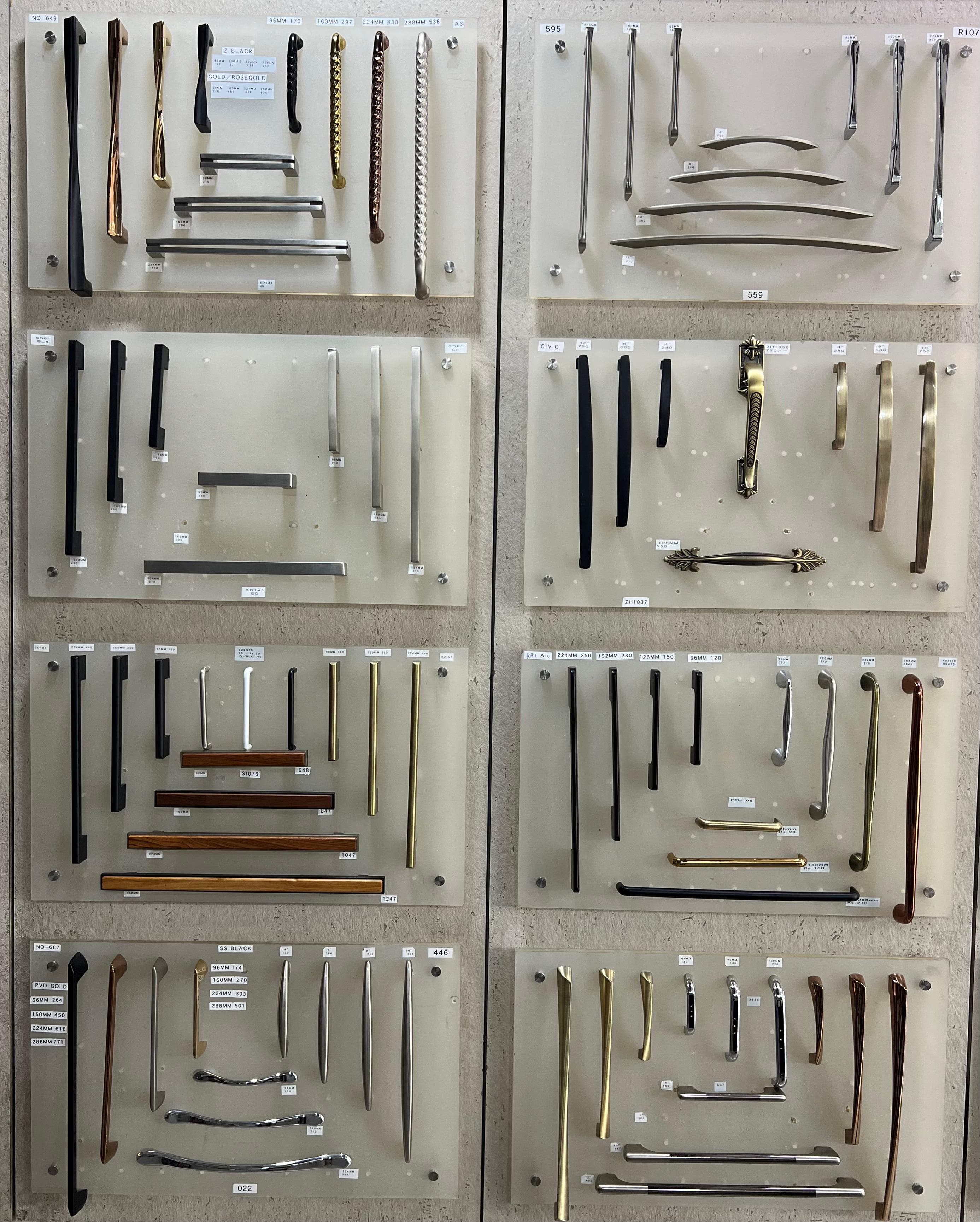 Knurled Brass Knobs